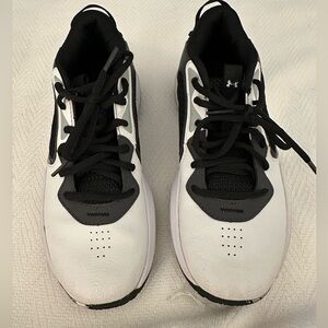 Under Armour Black and White  Athletic Shoes Youth Size 4.5